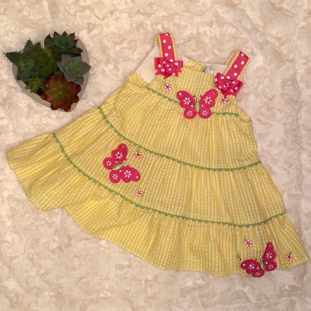 Emily Rose Boutique Seersucker Dress, 18 Months